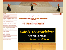Tablet Screenshot of lalishtheater.org